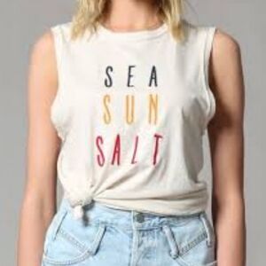 Blank paige cream tank top